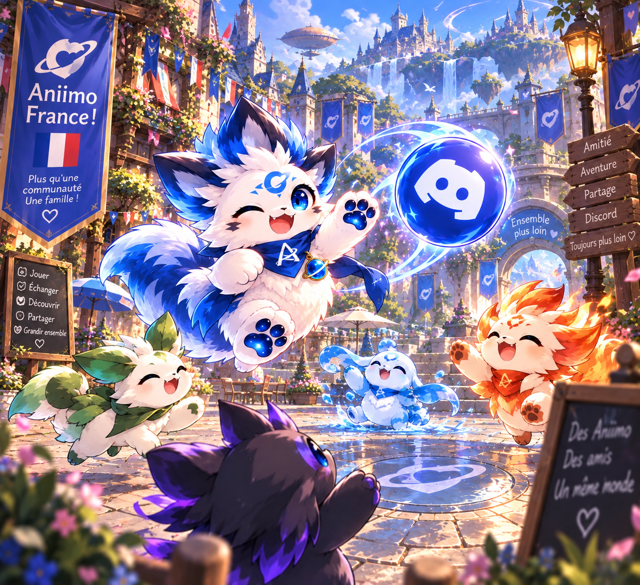 Scène communautaire Aniimo pour le Discord Ani!mo France